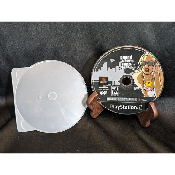 Grand Theft Auto San Andreas The Trilogy PS2 PlayStation 2 Video Game Disc Only! - Picture 1 of 2